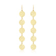 5 Mini Hammered Disc Earrings