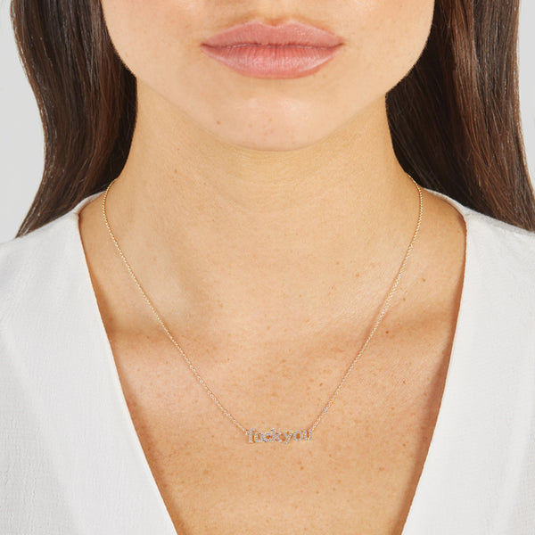 Diamond Fuck You Necklace for Women | Jennifer Meyer