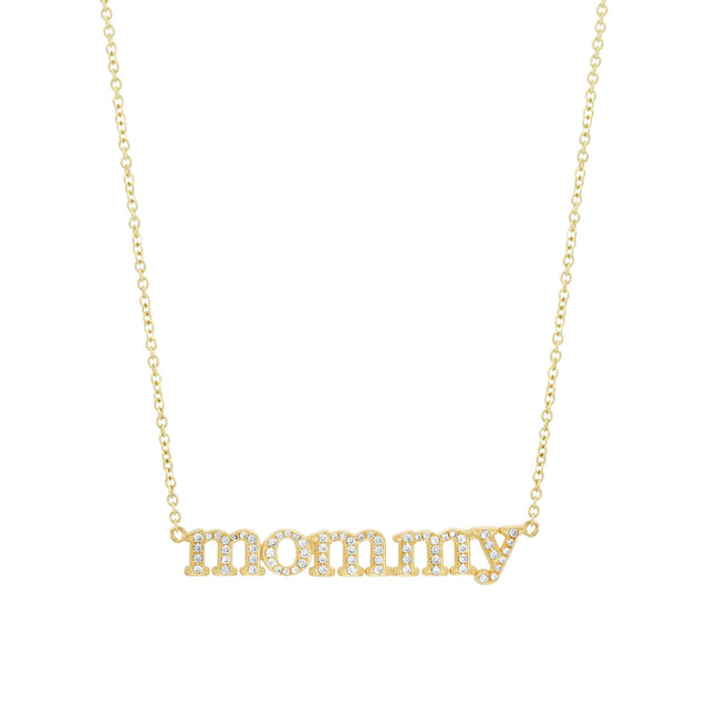 Diamond Mommy Necklace