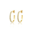 Small Diamond Ellen Hoops