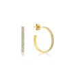 Small Diamond Ellen Hoops