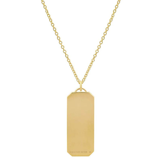 Good Luck Tag Pendant Necklace