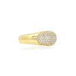 Large Diamond Dome Ring