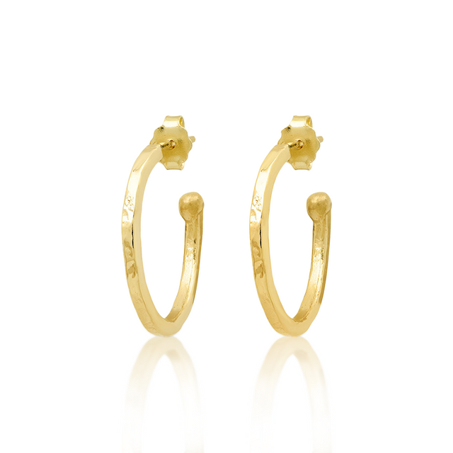 Small Hammered Hoops
