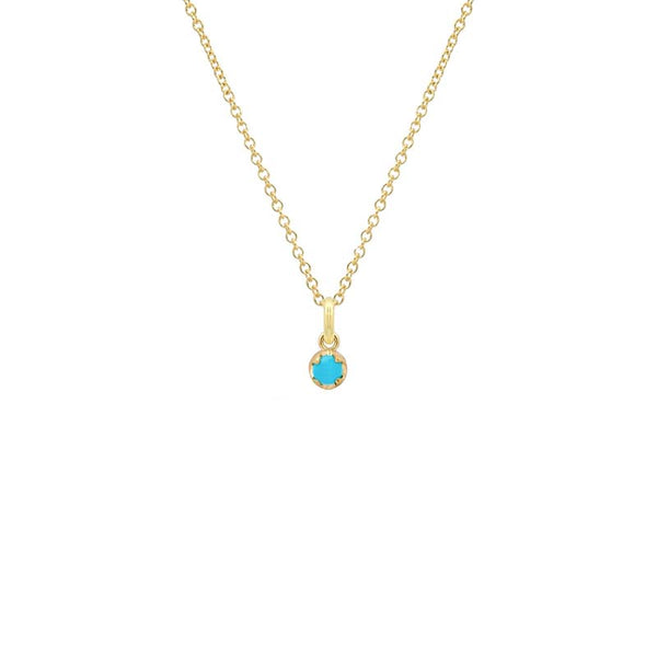 Illusion Set Turquoise Pendant Necklace for Women | Jennifer