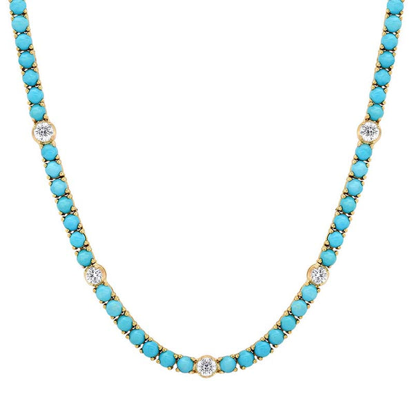 アクセサリー THE M JEWELERS THE TENNIS NECKLACE 9.85ctw Diamond Tennis Necklace – Boston Diamond Company