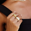 Large Diamond Dome Ring