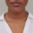 4-Prong Diamond Tennis Necklace