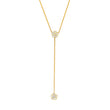Diamond Flower Lariat