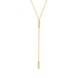 Diamond Short Bar Lariat