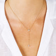 Diamond Flower Lariat