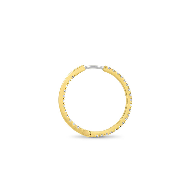 Diamond Small Inside Out Hoops