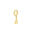 Single Mini Huggie with Wishbone Drop