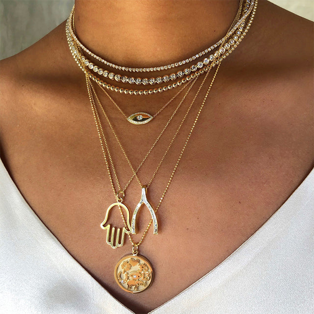 Large Hamsa Necklace