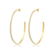 Large Diamond Ellen Hoops