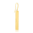 Turquoise Inlay Long Bar Earrings with Diamonds