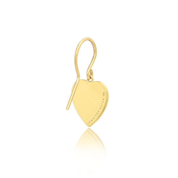 ビジュードエムPetit Heart Earring Bijou de M(ビジュードエム)｜プチハートピアス（片耳用）/イエロー
