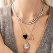 White Gold Good Luck Necklace