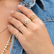 Single Baguette-Cut Diamond Ring