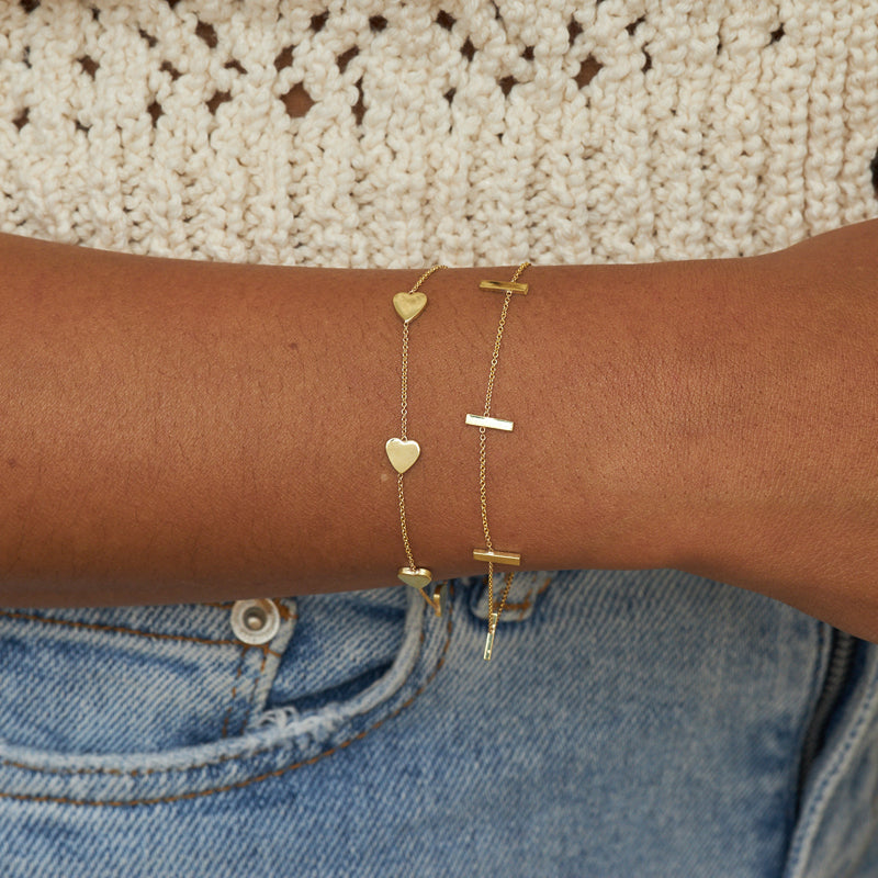 Heart By-The-Inch Bracelet