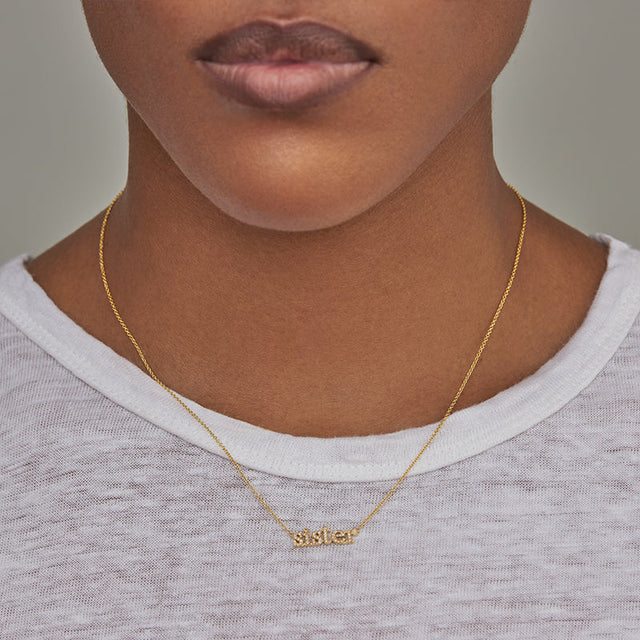 Diamond Sister Necklace