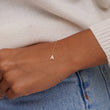 Diamond Mini Uppercase Letter Bracelet