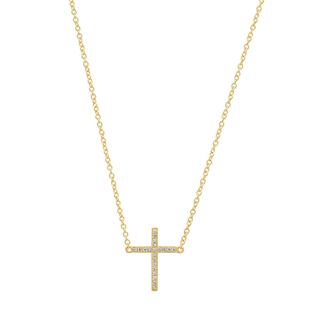 Diamond Cross Necklace