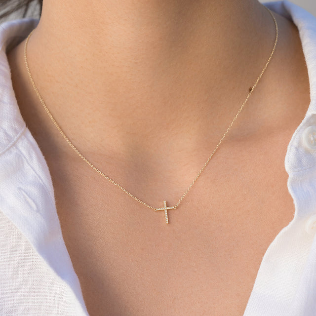 Diamond Cross Necklace