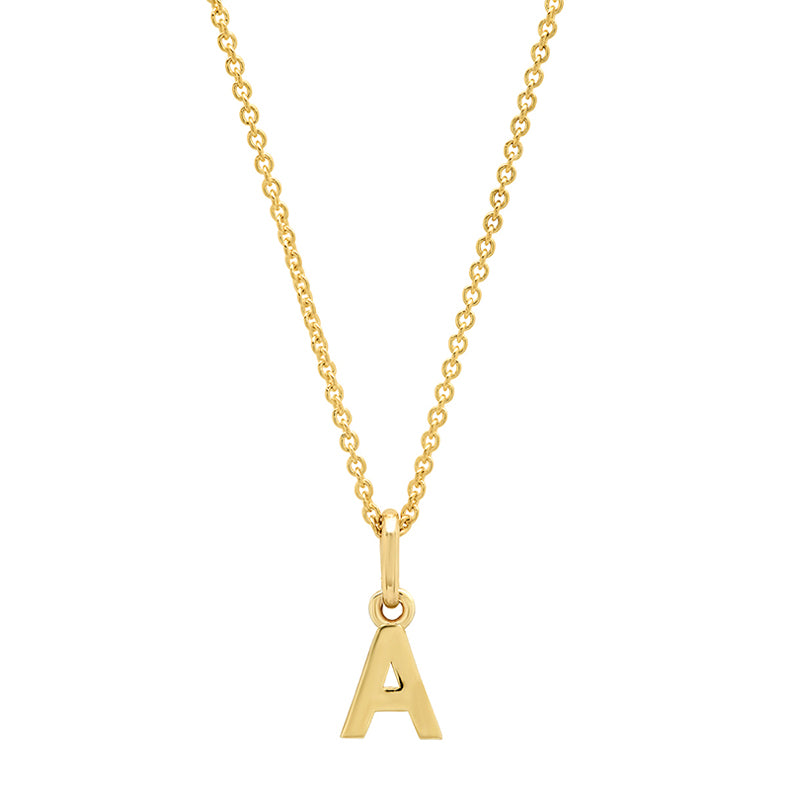 Mini Uppercase Letter Necklace