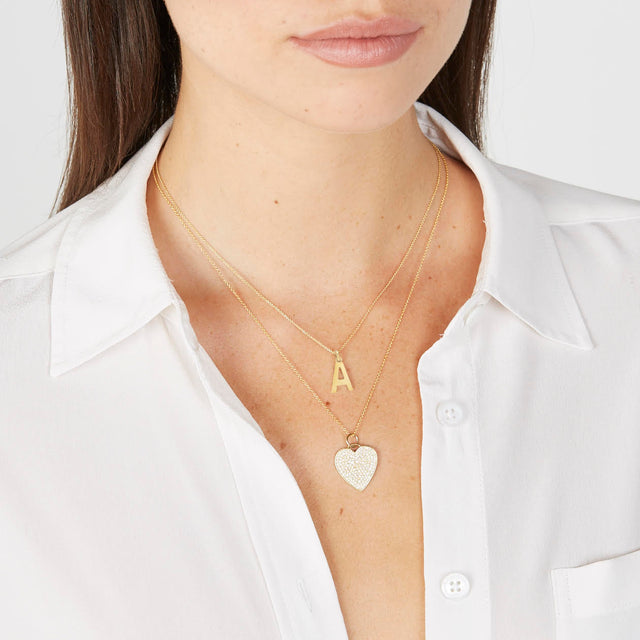 Uppercase Letter Necklace