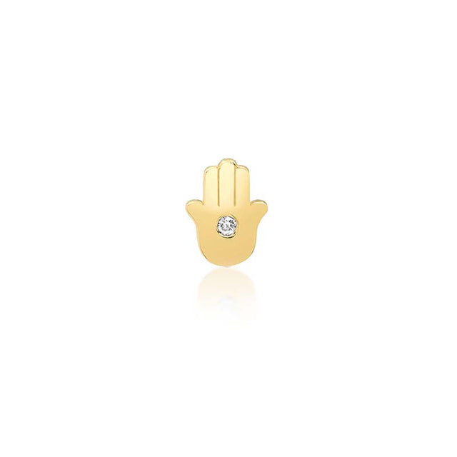 Single Mini Hamsa Stud