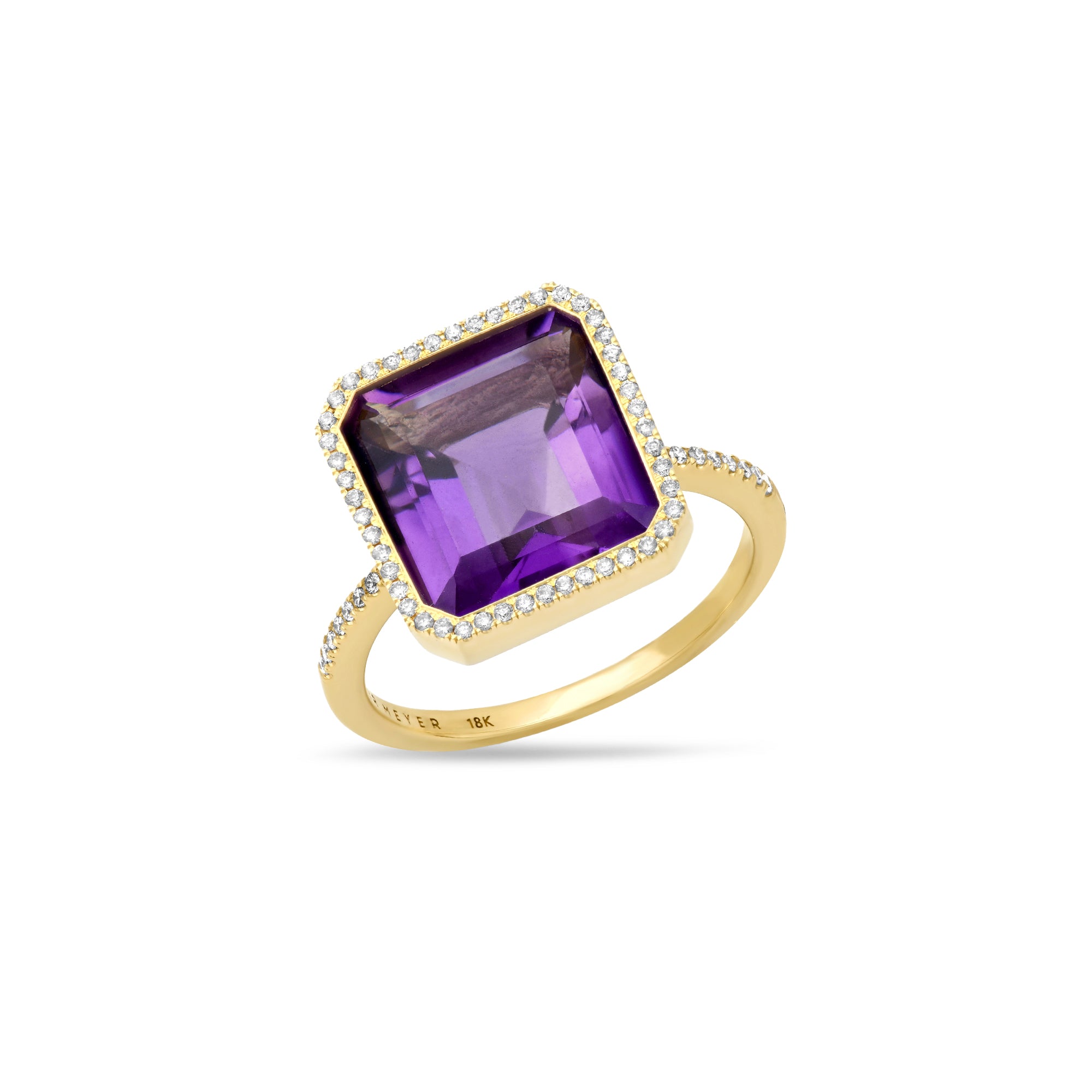 Amethyst deals pave ring