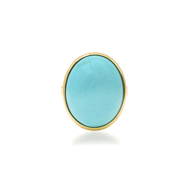 Turquoise Cabochon Ring 