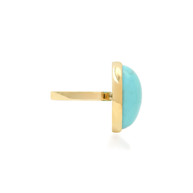 Turquoise Cabochon Ring 