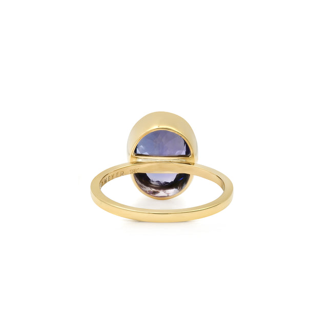 Bezel-Set Tanzanite Ring