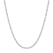 White Gold 4-Prong Diamond Tennis Necklace