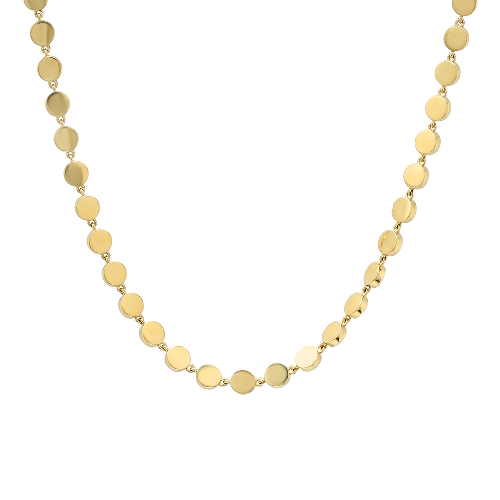 Mini Circle Link Necklace