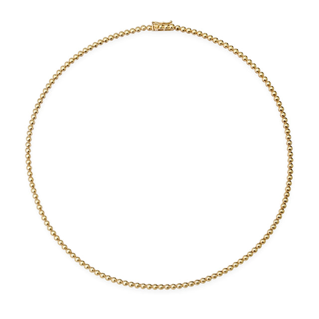 Bezel Tennis Necklace