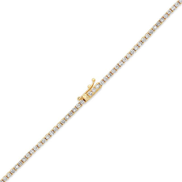 4-Prong Diamond Tennis Necklace