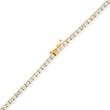Large 4-Prong Diamond Tennis Necklace