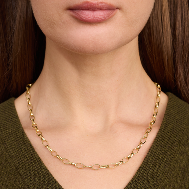 20 Inch Medium Edith Link Necklace