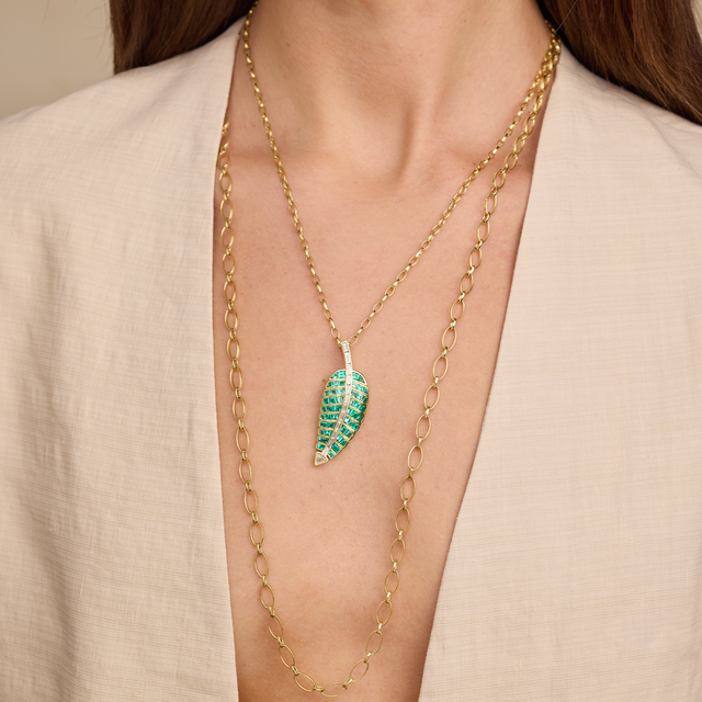 30 Inch Medium and Small Edith Link Necklace