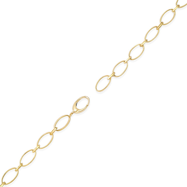 30 Inch Medium and Small Edith Link Necklace