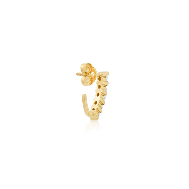 Bar and Diamond Edith Studs