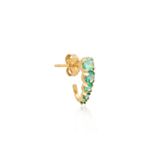 Graduated Illusion Set Emerald Edith Studs