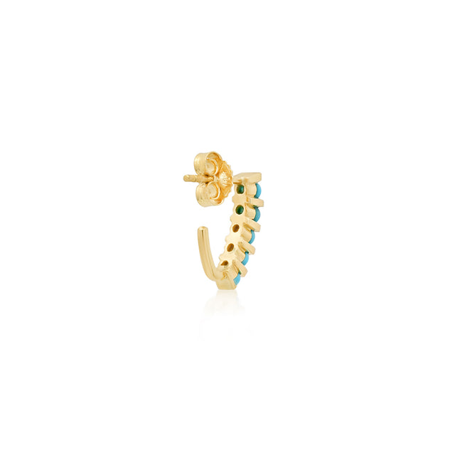 Bar and Turquoise Edith Studs