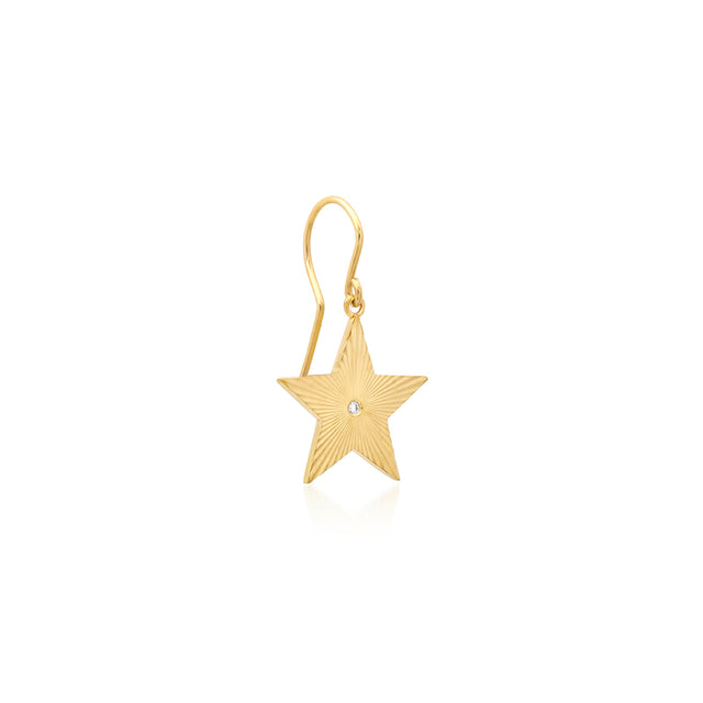 70's Star Earrings