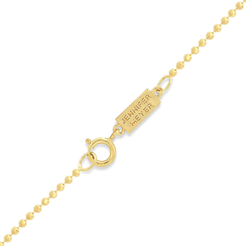 Turquoise Inlay and Diamond Pave Good Luck Necklace