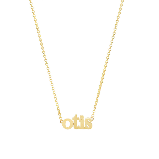 Custom Lowercase Word Necklace