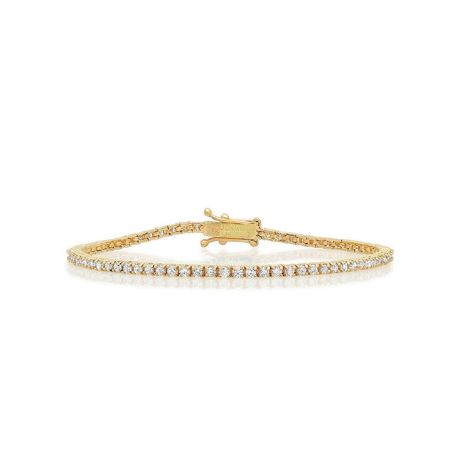 4-Prong Diamond Tennis Bracelet